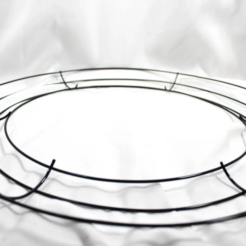 Wire Wreath Frame Crafts DIY 14 Inch Green Floral Wreath